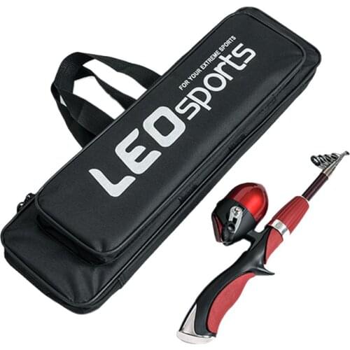 Black Single-Layer Wire Fishing Gear Bag Portable Mini Fishing Rod Container Causal Bag Fishing Rod Bag Fishing Tackle Tools