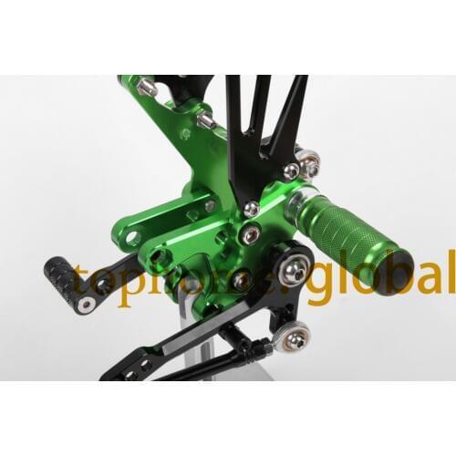 For Suzuki SV650 SV650S 1999 - 2009 CNC Motorcycle Rearsets Foot pegs Rearset Black&Green