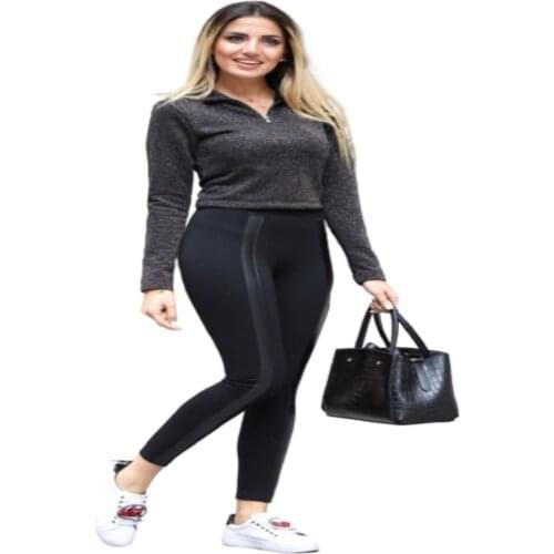 Женские кожаные легинсы JS China At AliExpress