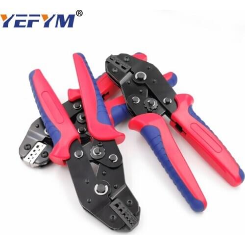 Terminal crimping tool pliers, SN two-color handle series mini pliers for crimping XH2.54, PH2.0, 2510 / tab2.8 4.8 6.3 / etc