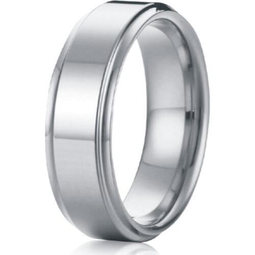 New arrival custom tailor handmade anti allergic titanium jewelry silver color rings for men