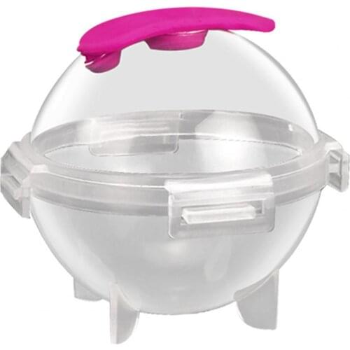 New 4 Pcs Ice Mold Round Shape Transparent PP DIY Ice Ball Maker Mold for DIY Home Bar Party Kitchen Ice Cream Moulds