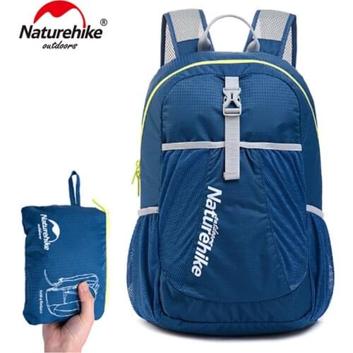 NatureHike Ultra Lightweight Packable Backpack Daypack Foldable Hiking Travel Bag for Men&Women Outdoor Handy Carry 22L 190g
