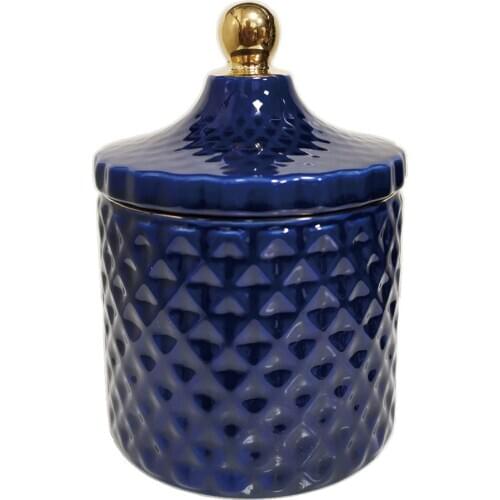 Modern European model room home decoration ornament candy storage can ornament jewelry storage can