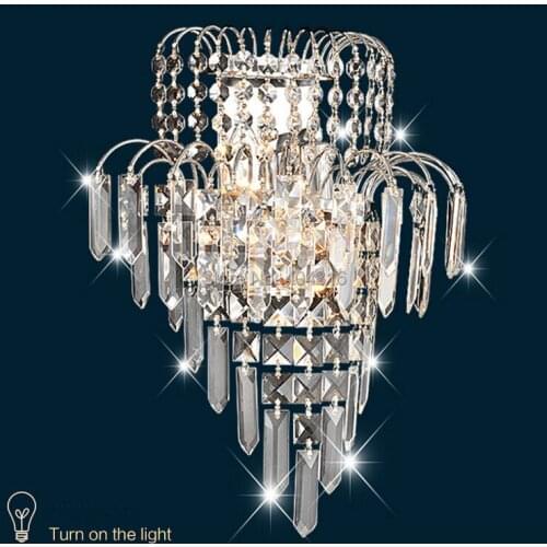 Modern best-selling Golden Crystal lamp bedroom living room hotel LED crystal lamp lighting lamp