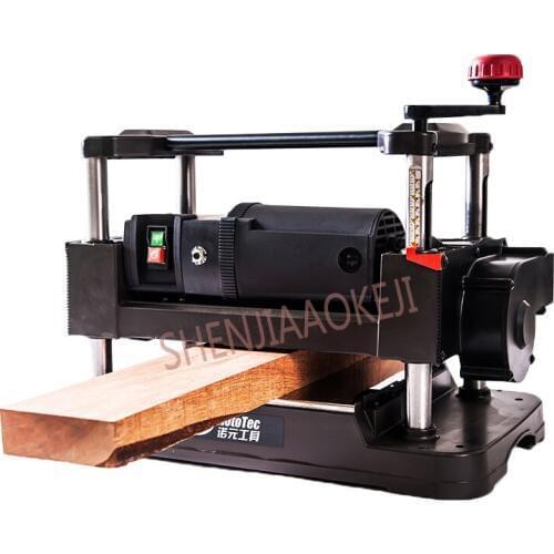 305mm fine flat knife planer Automatic vacuuming Industrial woodworking automatic feeding AC220V 1500W