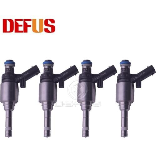 DEFUS 4PCS Fuel Injector GDI Nozzle OEM 06H906036AB For 1.8L 2.0L Au di A3 A4 TT V W Passat Jet ta CC Engine Injection Bico NEW