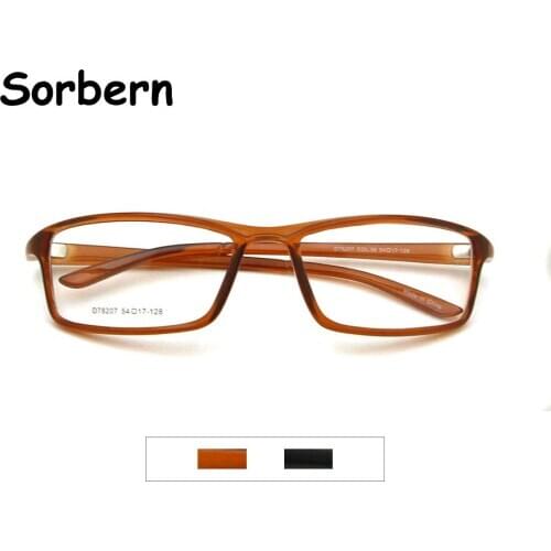 TR90 Plastic Titanium Optical Glasses Frame Men Full Rim Spectacles Square Glasses Myopia Sports Man Eyewear Frames