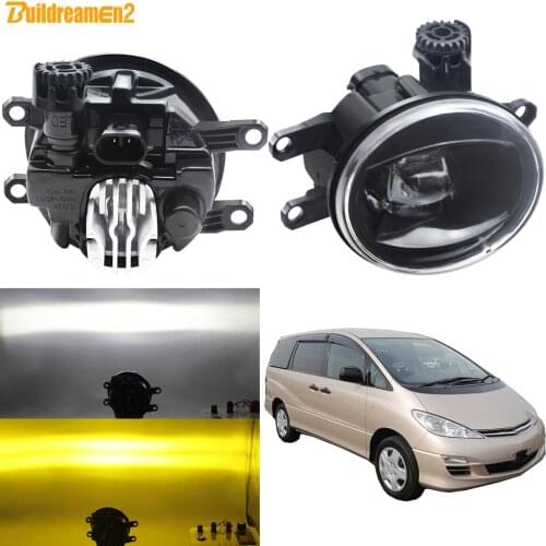 Fog Light Assembly 30W Car Front Bumper LED Lens Fog Lamp DRL H11 12V For Toyota Estima (MCR3_, ACR3_, CLR3_) 2000-2006