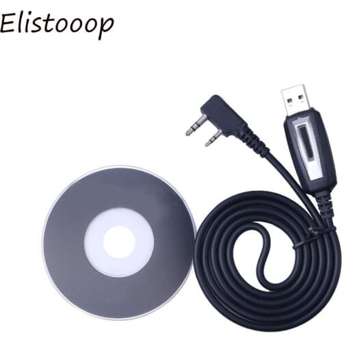 USB Programming Cable/Cord CD Driver for Baofeng UV-5R / BF-888S Handheld Transceiver Walkie Talkie Accessories