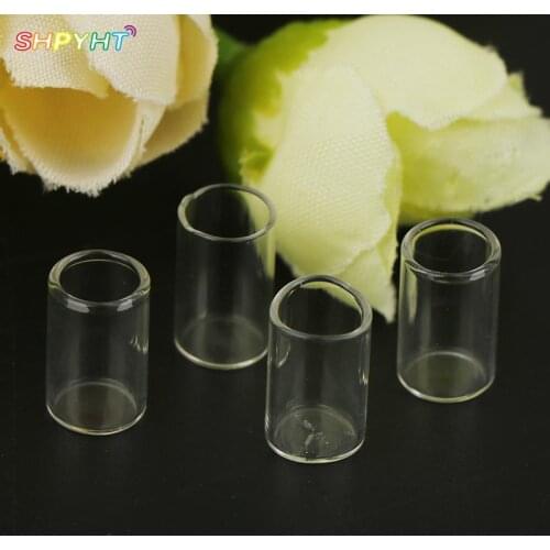 High Quality4pcs/set 1:12 Fit For Dollhouse Resin Glass Cup Model Toy Kitchen Bistro Miniature High Quality