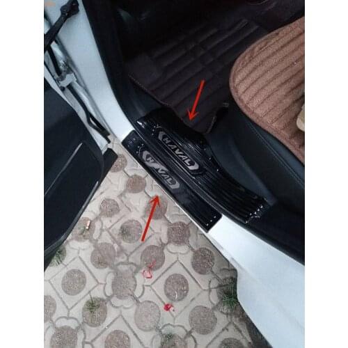 High-quality stainless steel threshold guard trunk threshold guard anti-scratch protection car styling For Haval F5 2018-2020