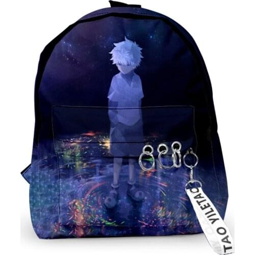 Weysfor Anime Hunter X Hunter Backpack Killua Baka Laptop Backpack School Bag Women Travel Bags Bagpack 2020 Back To School Bags