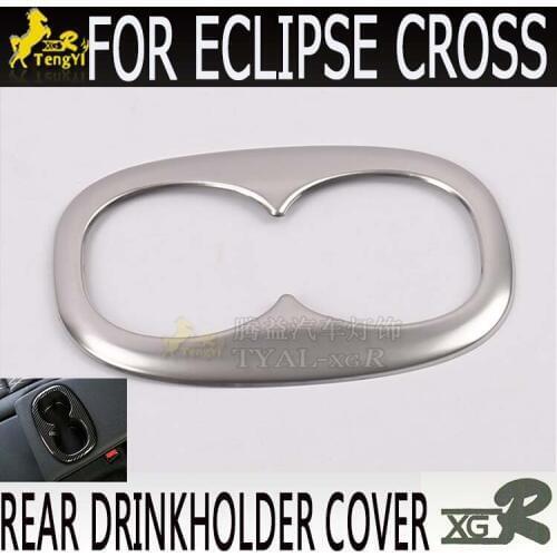 Xgr rear drink holder cover garnish dash board car accessory for Eclipse Cross 2018 2019 ACCESSORY