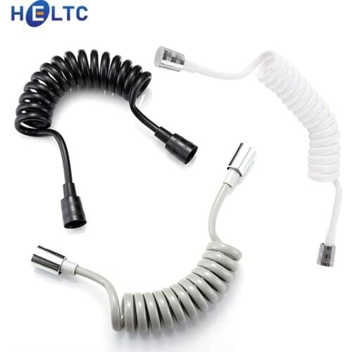 1PCS Spring Flexible Shower Hose For Water Plumbing Toilet Bidet Sprayer Gun Telephone Line Plumbing Hose Bathroom Accessories