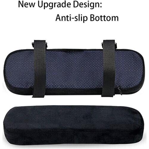 1pc Armrest Pads Covers Foam Elbow Pillow For Forearm Pressure Relief Arm Rest Cover For Office Chairs Wheelchair Comfy Gaming