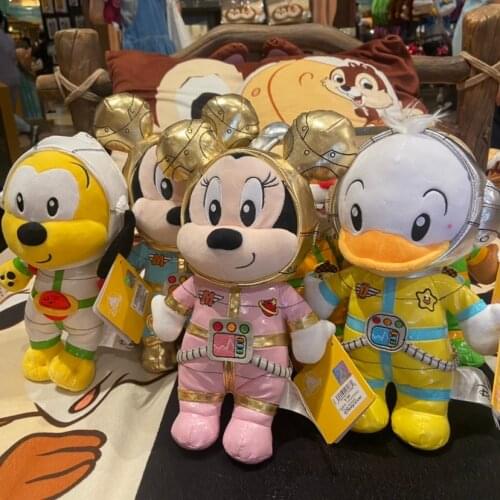 2021 Spaceman Astronaut Minnie Mickey Mouse Pluto Donald duck Chip & Dale plush toy Gift