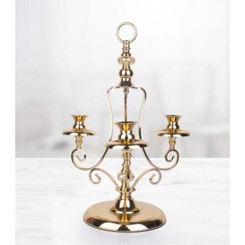 3 LÜ DEKORATİF SÜS EŞYASI Mumluk Şamdan Bambu