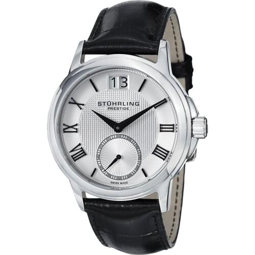 384.33152 Stührling Prestige 41mm Swiss Production Men Wristwatch Clock