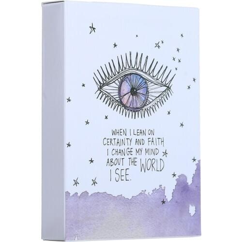 52 Pcs Oracle Tarot universe Oracle Cards Board Deck Games Palying Cards For Party Game