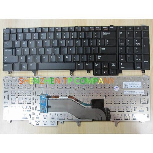 Laptop keyboard For Dell Latitude E6520 E6530 E6540 E5520 E5520M E5530 with Point sticker without Blackilt US version