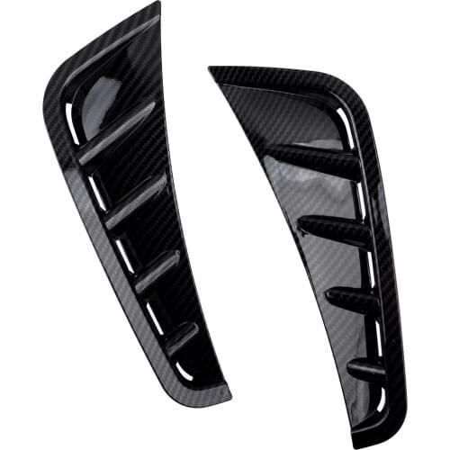 Beler 1 Pair Car Front Bumper Side Spoiler Splitter Canard Air Vent Cover Trim Fit For Mercedes Benz C Class W205 2019 2020