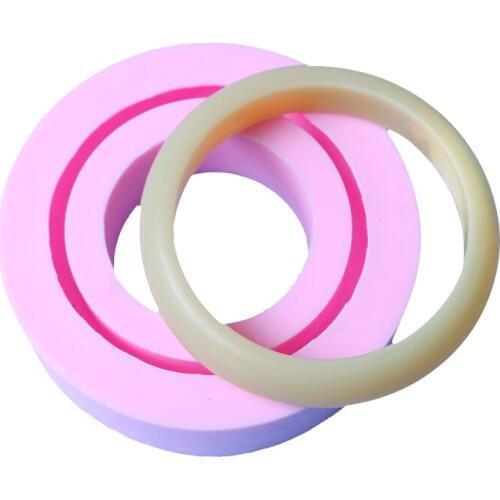 Bracelet Circle Chocolate Candy Jello 3D Silicone Mold Chocolate Bithday Cake Mould Silicone Fondant Cake Decorating Tool