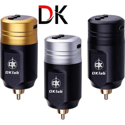 DKLAB KL-2 Wireless DK Tattoo Power Supply,Tattoo Battery,Rechargeable Wireless Power for Tattoo Machine,Lithium Polymer 1600mAh