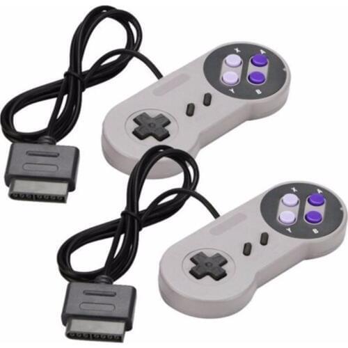 2PCS Joypad Gamepad Controller Pad For Nintendo Super Famicom SNES Fighting Commander Controller for Nintendo