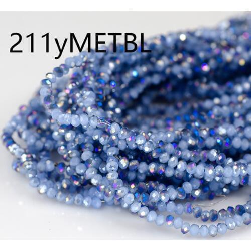 5A quality!!! 3MM 140 pieces / batch Bicone crystal beads cutting face round glass beads DIY jewelry making materials