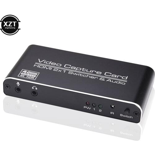 New 4K 60fps HDMI to USB 3.0 1080P Video Capture Card Dongle HD Video Recorder Grabber for OBS Capturing Game Capture Card Live