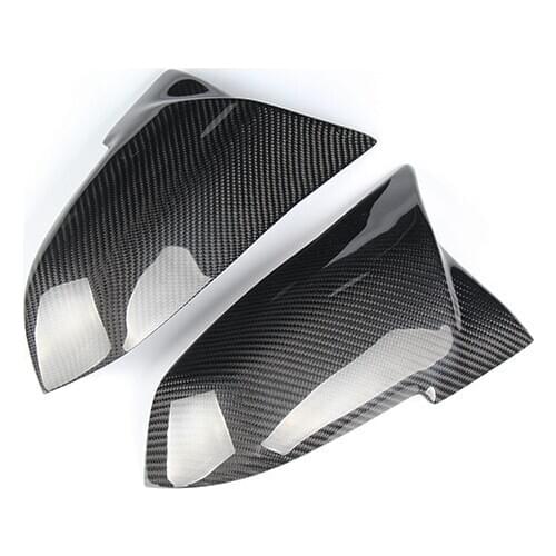 Rearview mirror housing for BMW F20/F30/F32/X1 M3 M4 AN horn 3K carbon fiber cloth mirror cover