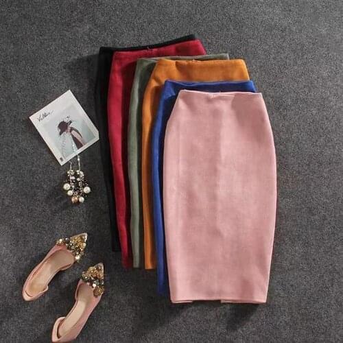 Little croaker Women's Leather Skirts
