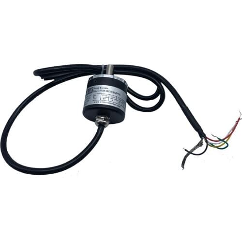 Small size GHS38-06G Incremental rotary encoder dc 5-26v cable back out type Push pull output A B Z SIGNAL