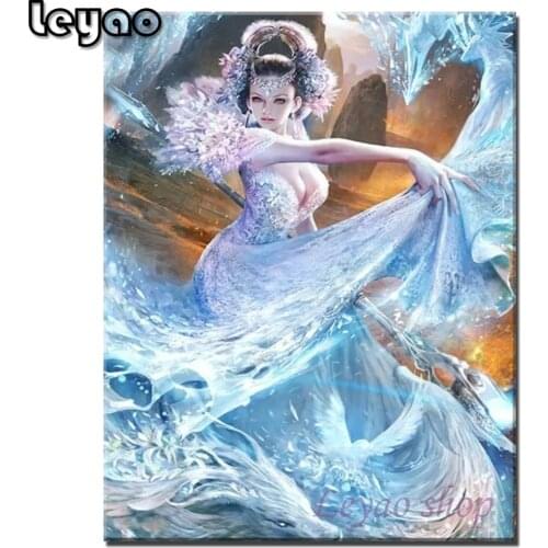 Diamond Painting Wandering Frost Fantasy art woman Cross Stitch Kits Full Drill Art Embroidery 5D DIY Mosaic Kit Home Decor