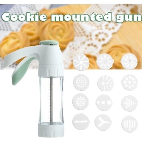 Cookie Maker Kit Cookie Press Cookie Decorating Tool with 12 Discs DIY Cookie Maker Tool for Kitchen SAL99