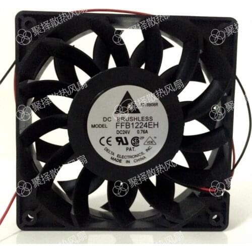 New in 12025 12 cm 24 v 0.76 A converter/server fan FFB1224EH violence