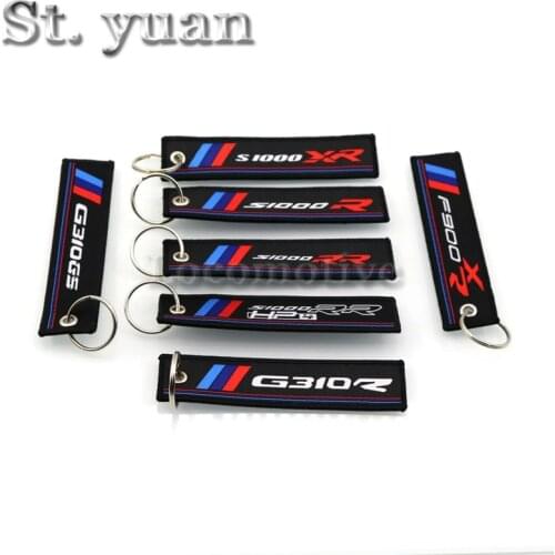 Suitable for motorcycle BMW F900R F900XR S1000R S1000XR S1000RR F800GS F850GS motorcycle embroidery collection keychain