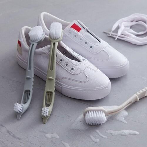 Anti Skid Double Heads Shoes Brush Handheld Narrow Cleaner Laundry Boot Cleaner Dust Remover Cleaning Brush Cleaning Tools