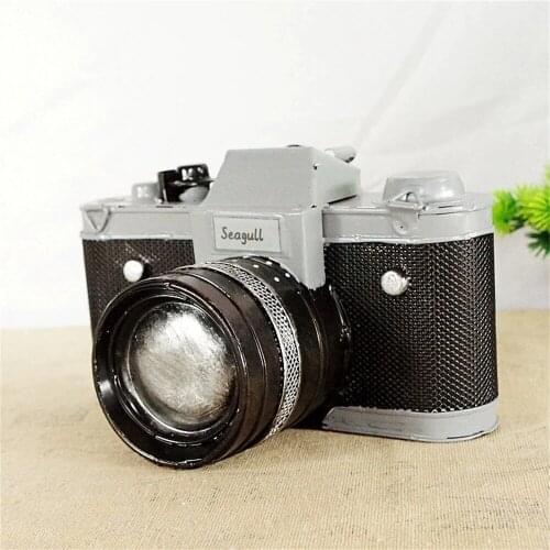 Metal Distressed Retro Camera Model Store TV Series Video Props Ornaments New Camera