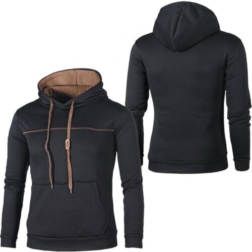 New Spring Autumn Mens Hoodies Blank solid color Sweatshirt Fashion Men Hoodie hip hop harajuku Cotton Casual Mens Hoody