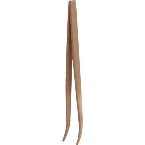 Angled Reptile Feeding Tongs Tweezers 28cm Bamboo Eco-Friendly Feeding Tool New