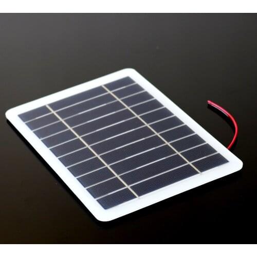 5 V 4 W 800mA Output microUSB Outdoor Battery Charger USB Female Port Solar Panel 5V 4W Charge Regulators 3.7V 18650