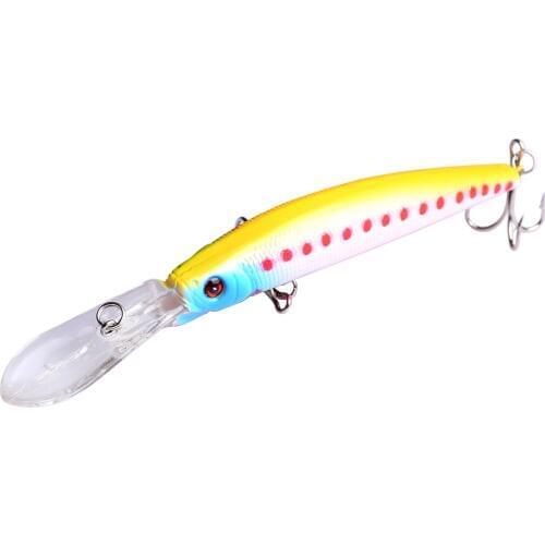Wobblers 6Colors 14.5cm 14.7g Hard Bait Minnow Crank Fishing lures Bass Fresh Salt water 4# hooks Fishing Accessories Bait ZH027