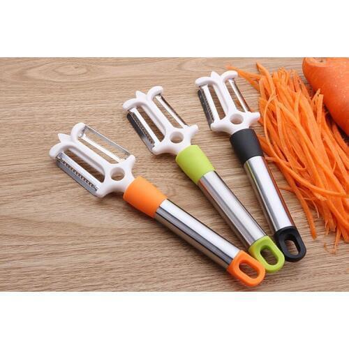 1PC 2 In 1 Multifunctional Stainless Steel Cheese Potato Grater Tools Chocolate Lemon Fruit Peeler Kitchen Gadgets KX 246