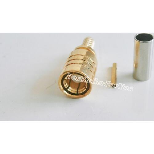 1pcs SMB female jack pin crimp RF connector for RG316 RG174 Coax cable 50ohm
