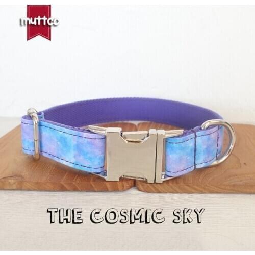 10pcs/lot MUTTCO retailing particular colorful dog collar unique style print dog collars 5 sizes UDC087
