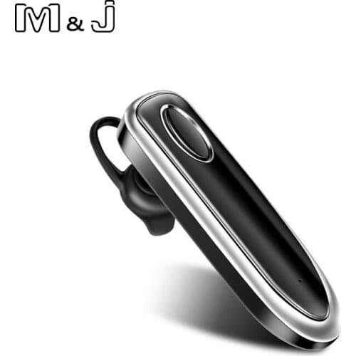 24 Hours Long Play Mini Business Bluetooth Headset Wireless Earphone with Microphone Volume Adjustable for iPhone Xiaomi Android