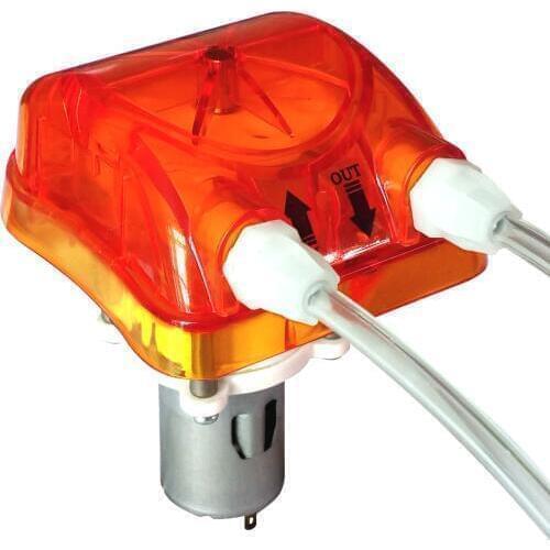 60ml/min, 4 rollers, Honlite 24V Peristaltic Pump with Exchangeable Pump Head and PharMed BPT peristaltic tube