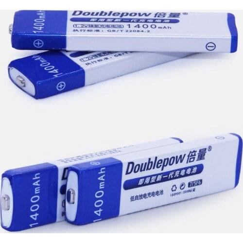Doublepow MD CD player rechargeable gum battery 1400MA 7/5F6C NH-14WM Ni-MH 1.2v battery